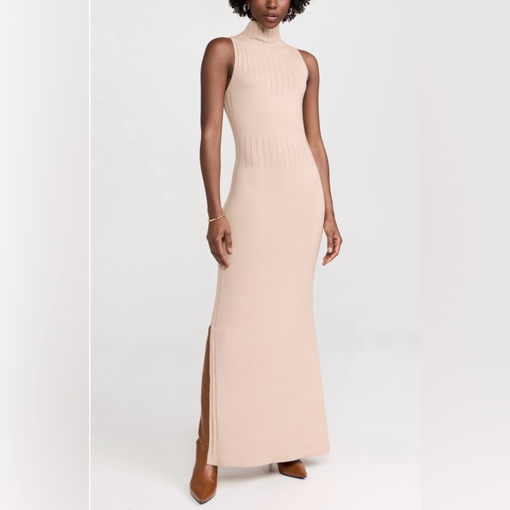 Aurora Funnel Neck Maxi Dress